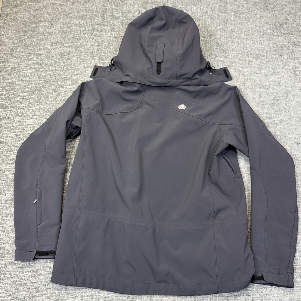 Marmot Softshell Jacket Men's XL Gray Removable Hooded Lined Outdoor - Picture 4 of 12